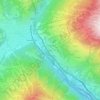 Mej topographic map, elevation, terrain