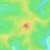 Butte de Launay topographic map, elevation, terrain