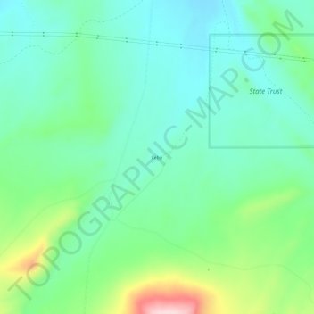 Lebo topographic map, elevation, terrain