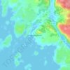 Hälleviksstrand topographic map, elevation, terrain