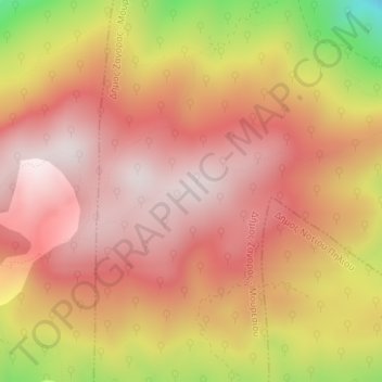 Pilion topographic map, elevation, terrain