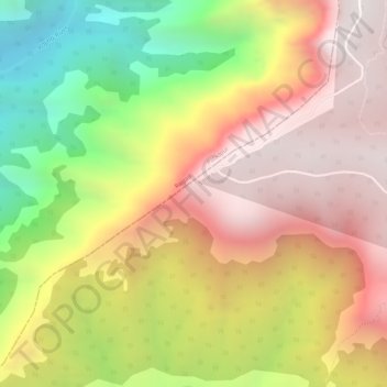 Elphinstone Point topographic map, elevation, terrain