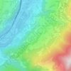 Cleran topographic map, elevation, terrain