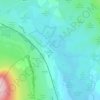 Hunter Hill topographic map, elevation, terrain