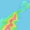Penya des Migdia topographic map, elevation, terrain