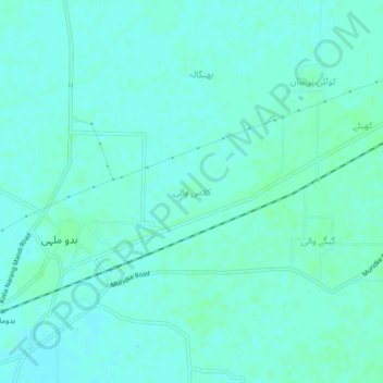 Kalawali topographic map, elevation, terrain