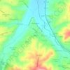 Lagoa topographic map, elevation, terrain