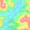 Huatulame topographic map, elevation, terrain