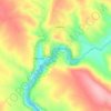 Cueva topographic map, elevation, terrain