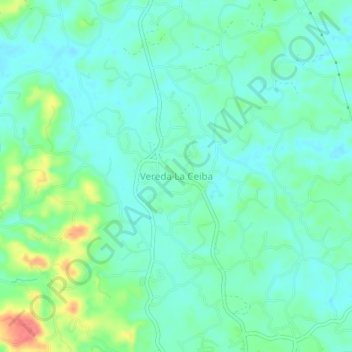 Vereda La Ceiba topographic map, elevation, terrain