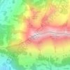 Pic Chaussy topographic map, elevation, terrain