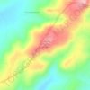 Mata Grande topographic map, elevation, terrain
