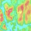 Kodal topographic map, elevation, terrain