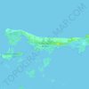 Cayo Santa María topographic map, elevation, terrain