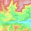 Heilsberg topographic map, elevation, terrain