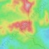 Mount Eleanor topographic map, elevation, terrain