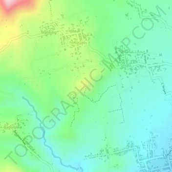 Kalumala Heights topographic map, elevation, terrain