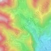 Pranzo topographic map, elevation, terrain