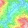 Saltino topographic map, elevation, terrain