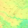 Funan topographic map, elevation, terrain