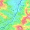 Distribuidor Santa Fe topographic map, elevation, terrain
