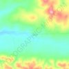 Ouplaas topographic map, elevation, terrain