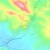 San Gerardo topographic map, elevation, terrain