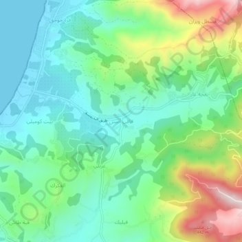 Faqi Hasan topographic map, elevation, terrain