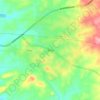 Ikire topographic map, elevation, terrain