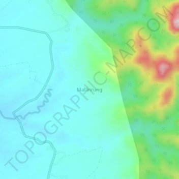 Mallinrung topographic map, elevation, terrain