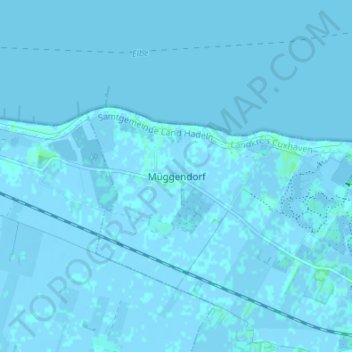 Müggendorf topographic map, elevation, terrain
