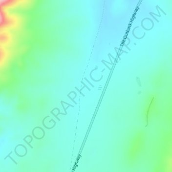 Mern Merna topographic map, elevation, terrain