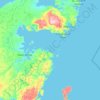 Deaths Head Island topographic map, elevation, terrain