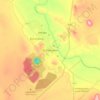 Koffiefontein topographic map, elevation, terrain