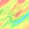 Grand Falls-Windsor topographic map, elevation, terrain
