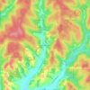 New Moscow topographic map, elevation, terrain