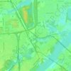Boulevard topographic map, elevation, terrain