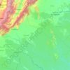 Caquetá topographic map, elevation, terrain