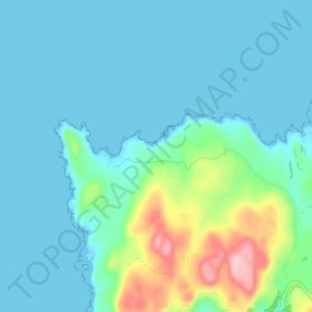 Ling topographic map, elevation, terrain