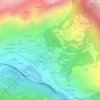 Crotache topographic map, elevation, terrain