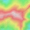 Asomate de Hoyos topographic map, elevation, terrain