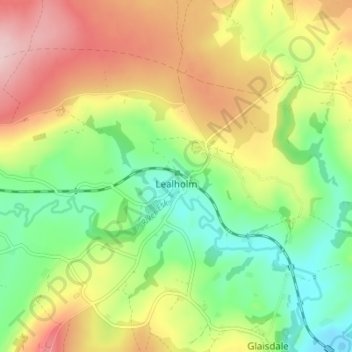 Oat Mill Hill topographic map, elevation, terrain
