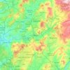 Vizela topographic map, elevation, terrain