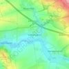 Großenlupnitz topographic map, elevation, terrain