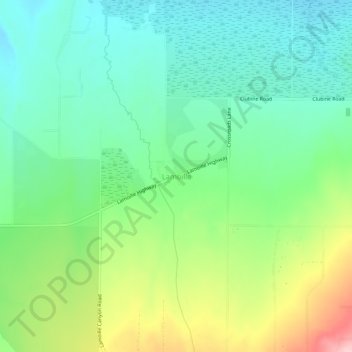 Lamoille topographic map, elevation, terrain