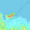 Cap-Haitien topographic map, elevation, terrain