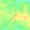 Raichur topographic map, elevation, terrain