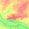 Manakin Farms topographic map, elevation, terrain