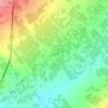 Los Grillos topographic map, elevation, terrain