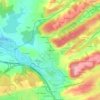 La Granda topographic map, elevation, terrain